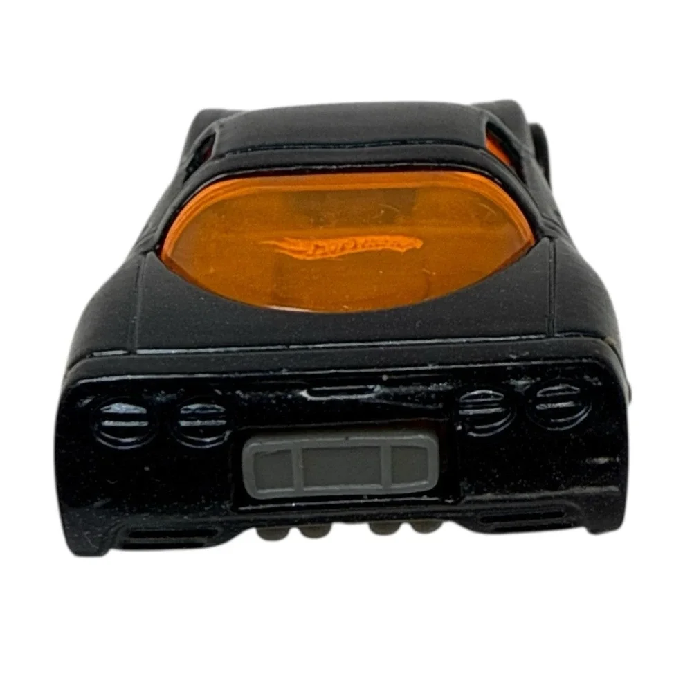 2012‎ Hot Wheels Heat Fleet 1997 Chevy Corvette C5 Black w/Orange Flames